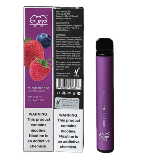 Puff Plus 800 Disposable Vape